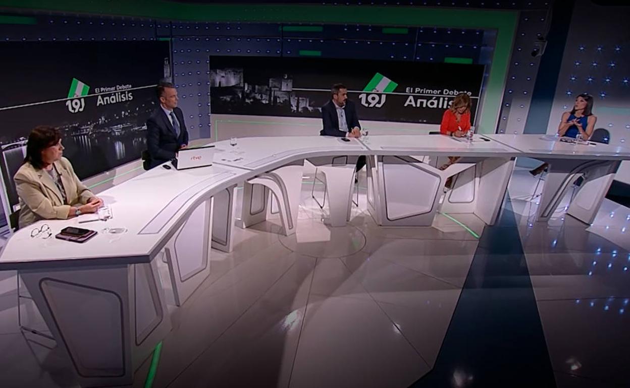 Elecciones Andalucía 2022 El centralismo informativo de TVE ni un